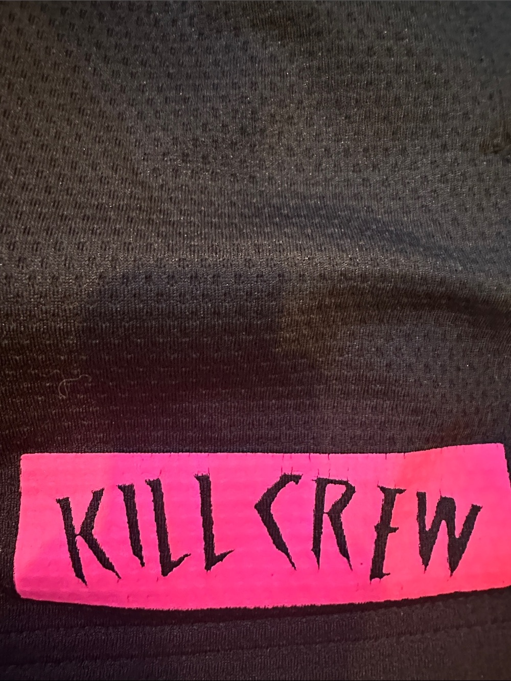 Kill Crew Black + Pink Flame Print Muay Thai Short - Picture 5 of 7